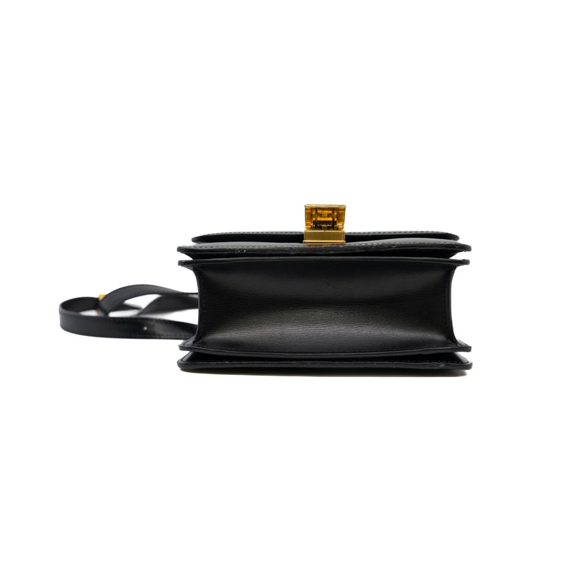 small box in black leather ghw