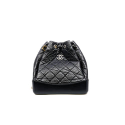 small Gabrielle backpack in calfskin black ghw seri30