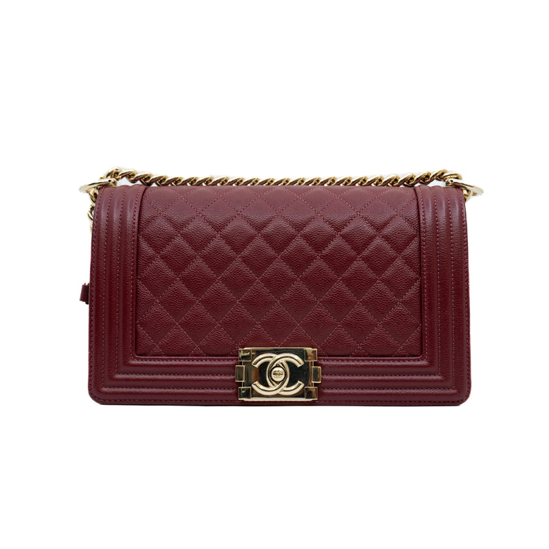 medium leboy in caviar winered ghw #K1Cx7xxx
