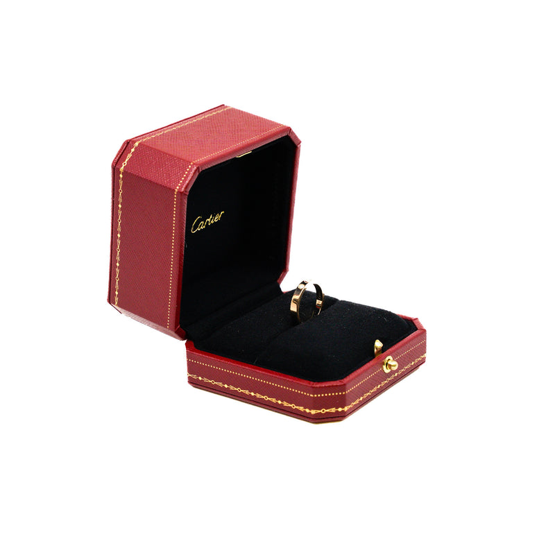 C de cartier one diamond wedding ring in 18k rg #50  seriGJZ199 rrp 2540 - L'UXE LINK