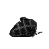 thumbnail duma backpack in black& grey tweed ghw #H43xxxx