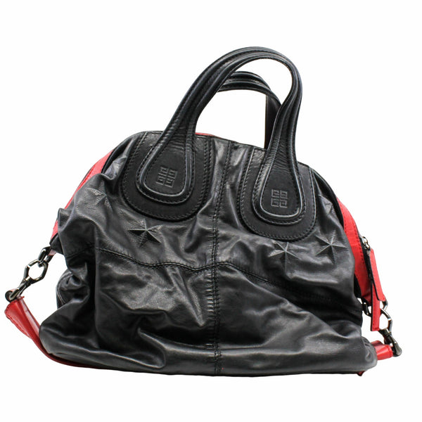 Nightingale Satchel Leather  black - L'UXE LINK