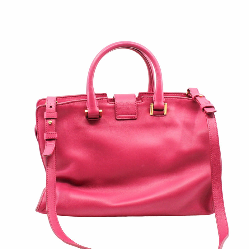 CHYC CABAS TOTE  LEATHER PINK GHW