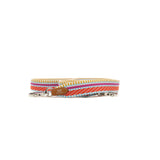 thumbnail fabric bag strap in orange/blue/yellow/white #112 phw