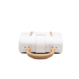 thumbnail Structure Saigon PM bag canvas/calfskin white phw