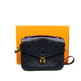 thumbnail medium pochette metis in monogram navy ghw