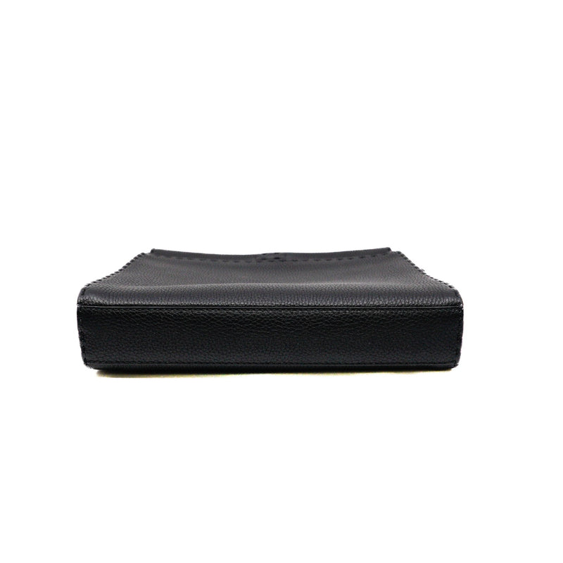 mini peekaboo iconic fit in calfskin black phw