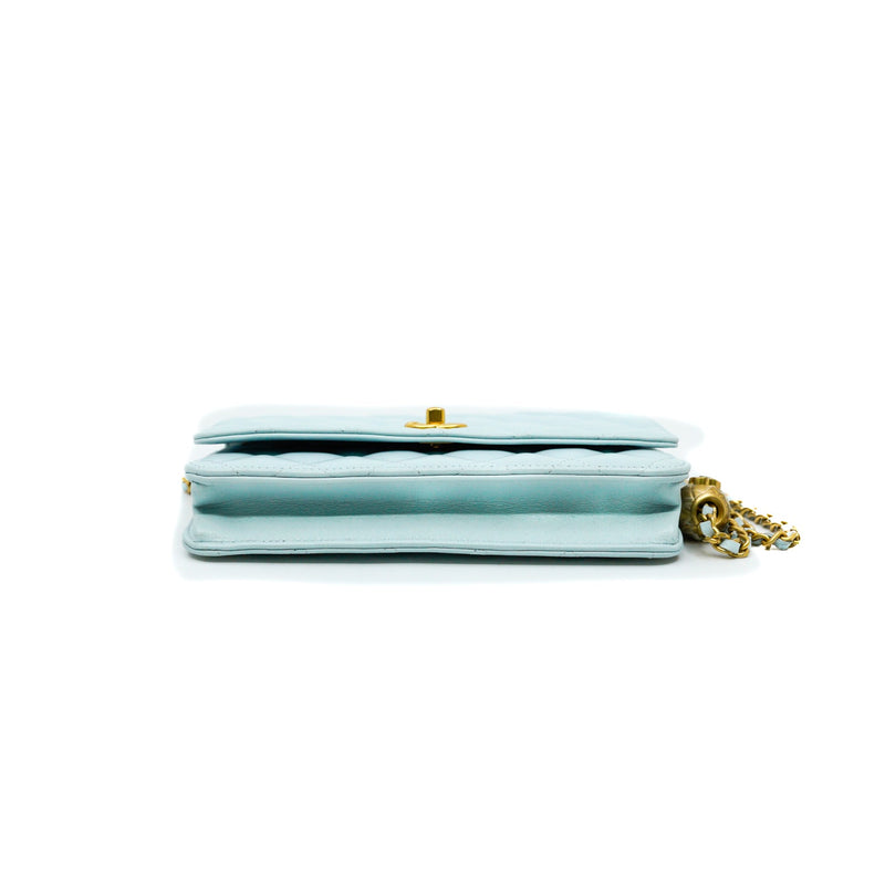 woc in baby blue lambskin with pearl crush ghw