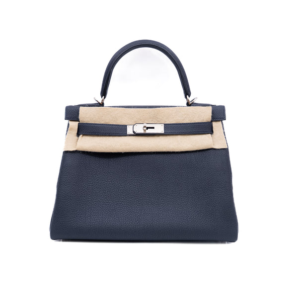 kelly 28 in navy togo phw x stamp