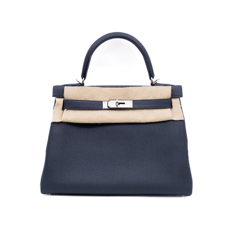 kelly 28 in navy togo phw x stamp