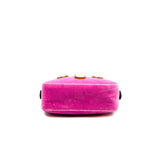 thumbnail GG marmont camera bag velvet pink with crystal ghw