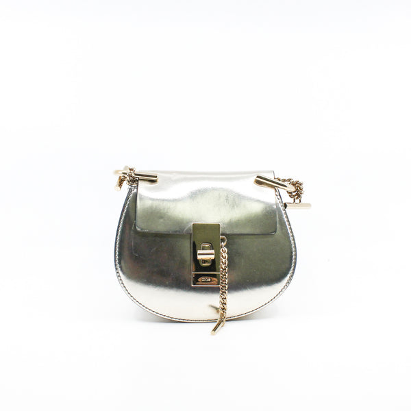 mini silver drew side bag ghw - L'UXE LINK