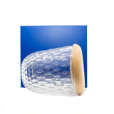 thumbnail st louis folia candleholder in crystal/wood