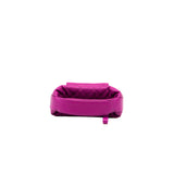 thumbnail Quilted polly in purple caviar leather bag
