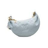 thumbnail over the moon in light blue monogram bubblergram calfskin ghw