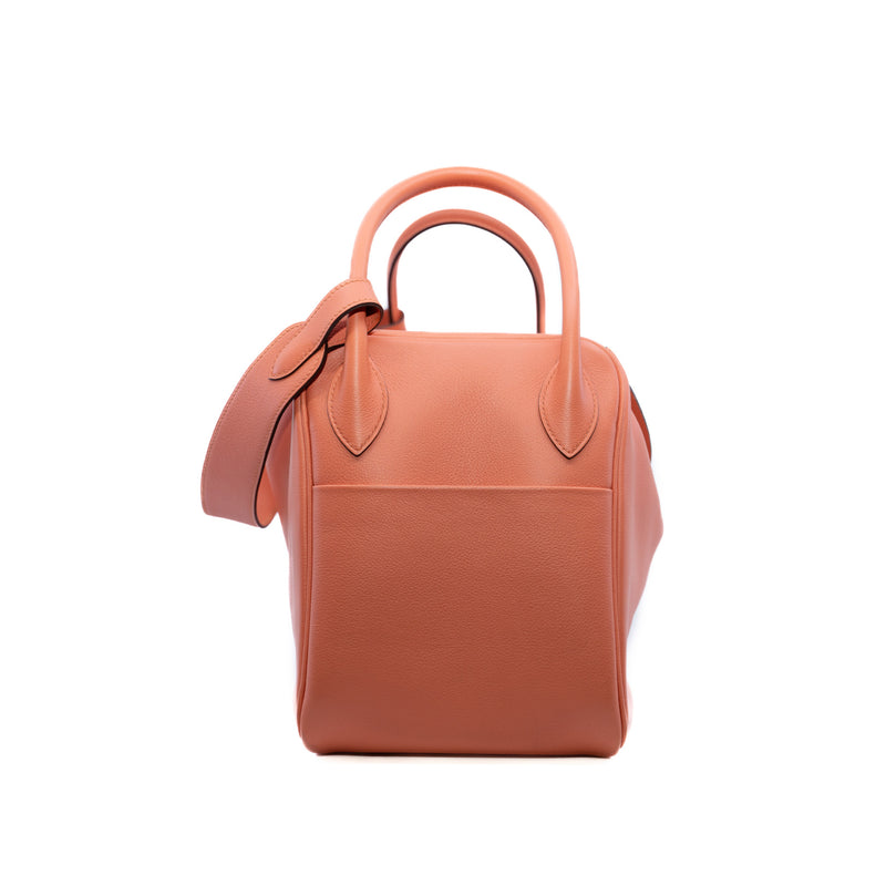 Lindy 34 Evercolor Leather Crevette PHW T Stamp - L'UXE LINK
