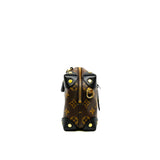 thumbnail petite malle souple in monogram canvas black ghw