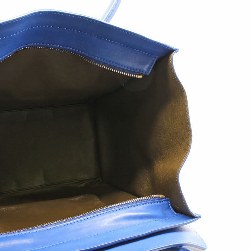 Luggage  mini leather blue ghw - L'UXE LINK