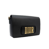 thumbnail crossbody bag black in leather