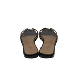 thumbnail H silpper black with brown Size 37