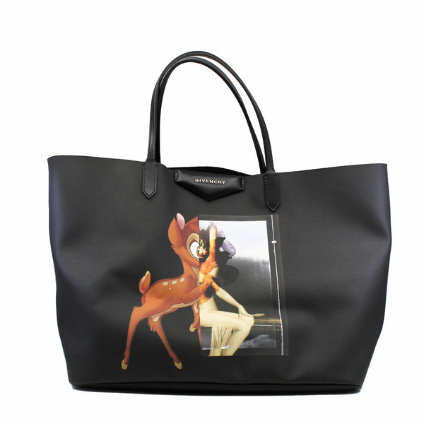 BAMBI PODIUM LARGE ANTIGONA TOTE BLACK GHW - L'UXE LINK