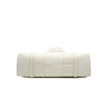 thumbnail medium woody tote in white leather