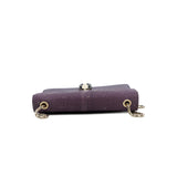 thumbnail serpenti forever in calfskin/pearl fish skin purple ghw