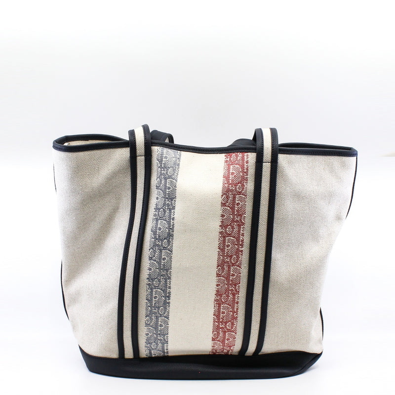 Dior Homme Oblique Voyage In Multicolor Canvas Tote Bag With Strap - L'UXE LINK