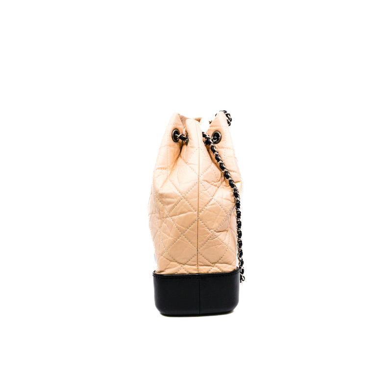 medium Gabrielle backpack in calfskin beige multicolor hardware seri 25