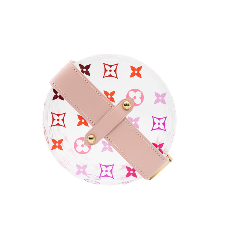 transparent box in plexiglass rose monogram ghw
