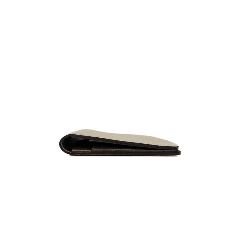 Taiga Leather Brazza Grey Long Wallet - L'UXE LINK