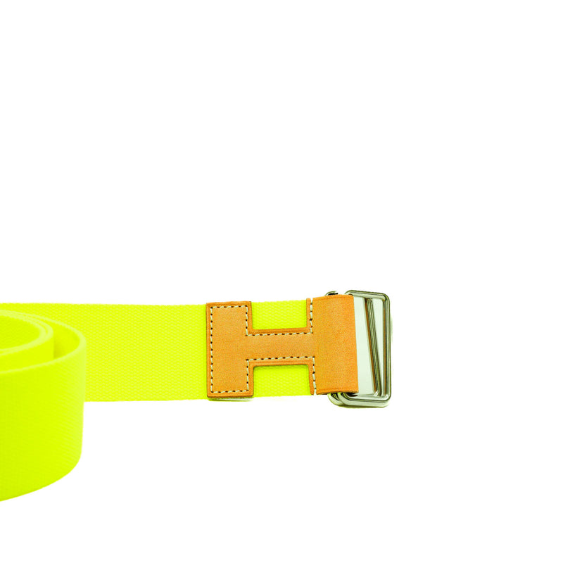 Neon Yellow Nomade Belt PHW Stamp M - L'UXE LINK