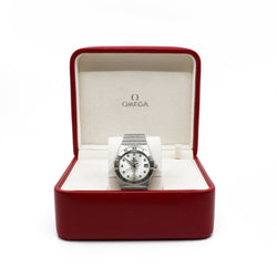 36mm constellation pearl dial diamond watch steel band #O1111O362052001 - L'UXE LINK