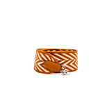 thumbnail shoulder strap wide brown/white phw