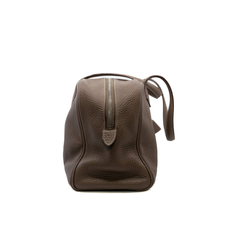 Victoria 35 TC Leather Handbag Etoupe PHW L Stamp - L'UXE LINK