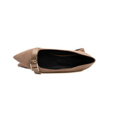 thumbnail ballerines douce suede Nude loafer #37.5