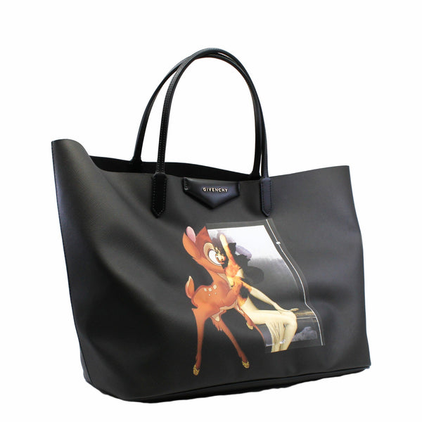 BAMBI PODIUM LARGE ANTIGONA TOTE BLACK GHW - L'UXE LINK