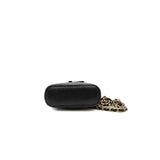 thumbnail phone case with chain in black caviar ghw seri 31