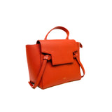 thumbnail small belt bag in red leather ghw