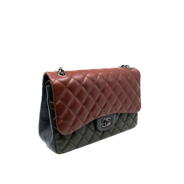 cf MM green grey mix brown lambskin seri18