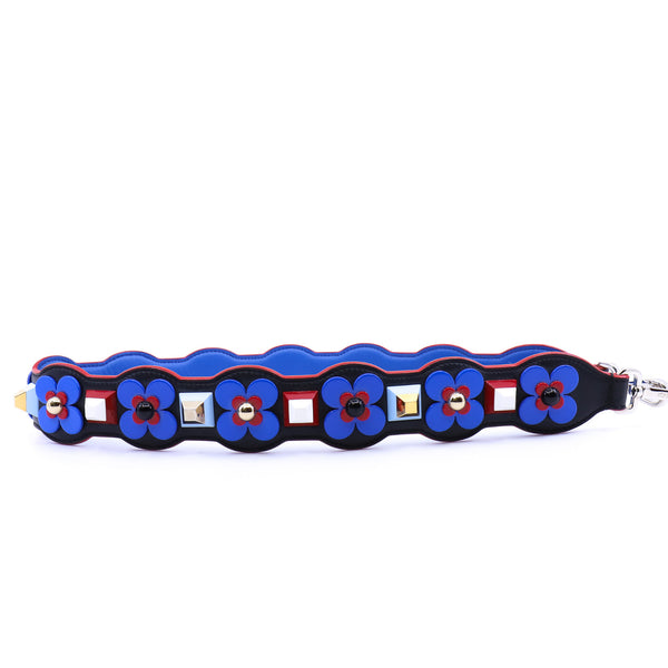 blue flow strap in black phw - L'UXE LINK