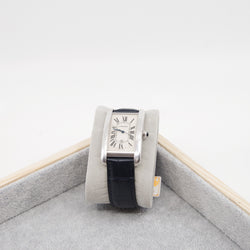 Tank Americaine steel men watch with navy CCD band - L'UXE LINK