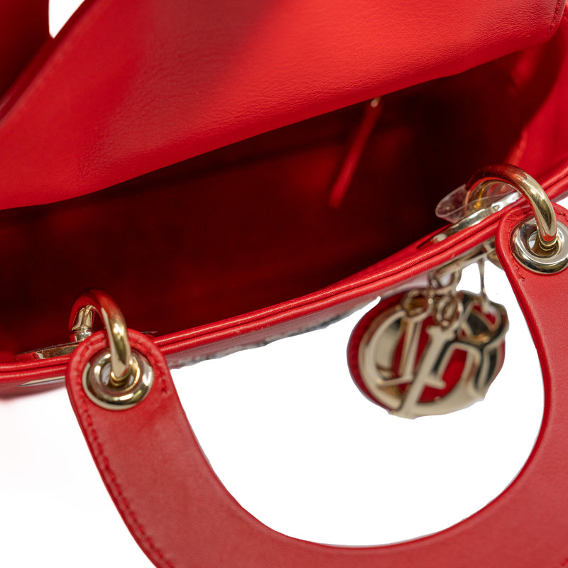 mini dior red color with heart - L'UXE LINK