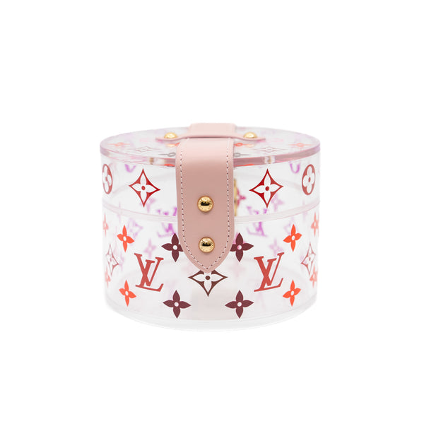 transparent box in plexiglass rose monogram ghw