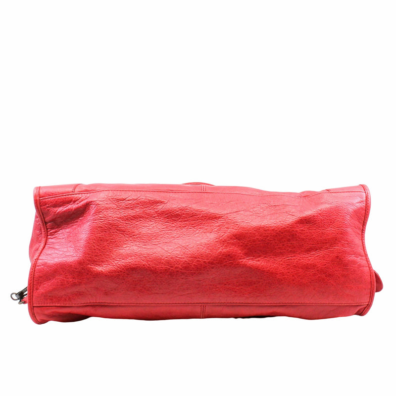 CITY HANDBAG LEATHER red - L'UXE LINK