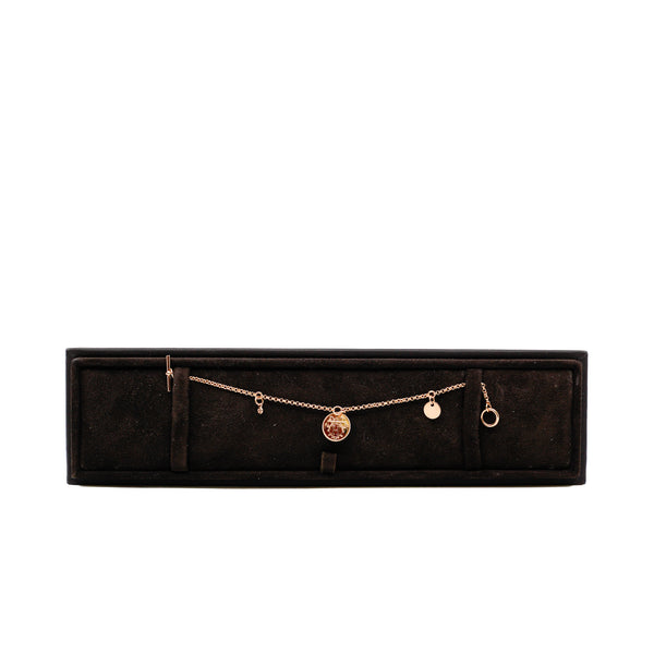 ex-libris in bracelet in 18k rg - L'UXE LINK