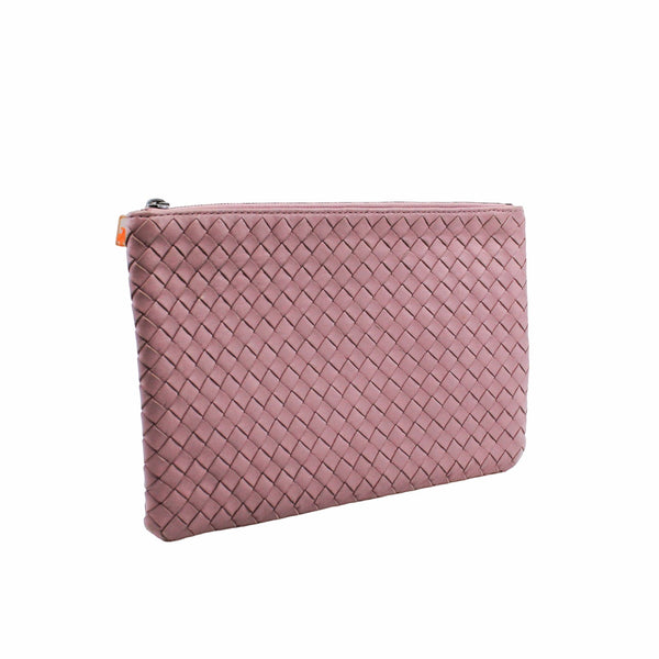 medium nude pink clutch shw - L'UXE LINK