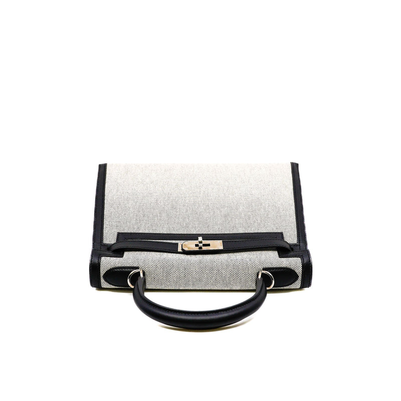 kelly 28 in swift black/fabric white Z stamp