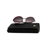 thumbnail occhiali da sole rotondi nero rosa sunglasses