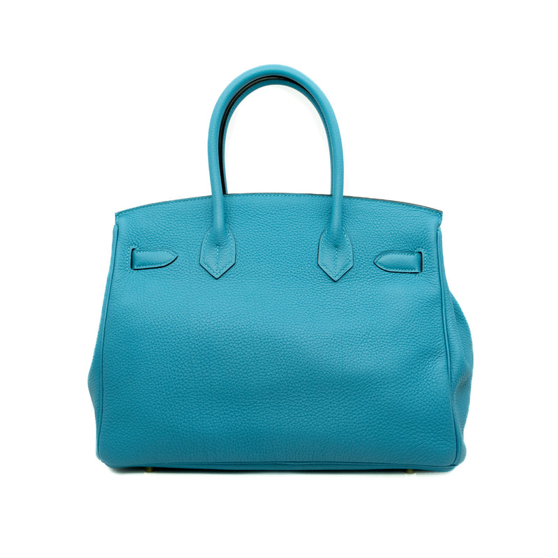 birkin 30 in togo 7Q Mykonos ghw R stamp - L'UXE LINK